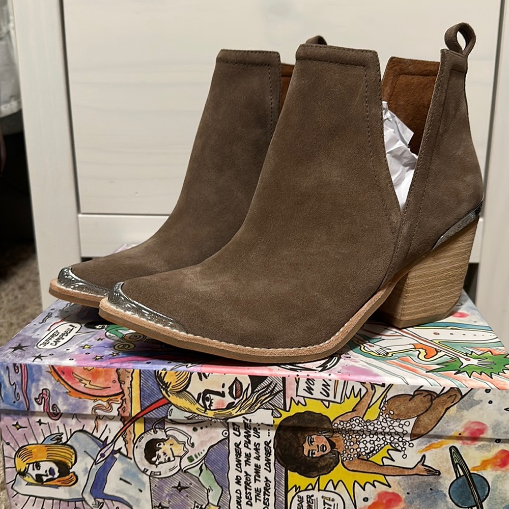COPY - JEFFREY CAMPBELL SUEDE ANKLE BOOTS